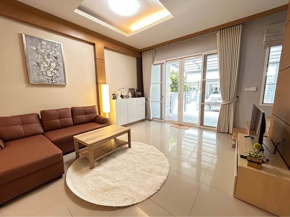 bedroom and living room of Baan Klang Muang S-Sense Rama 9-Ladprao