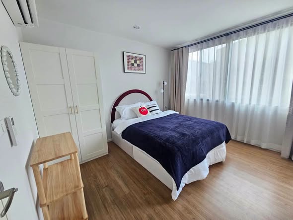 bedroom of Baan Klang Mueang Rama 9-Krungthep Kritha