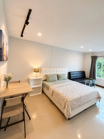 bedroom of บ้านกรุงไทย Baan Krungthai Condotel