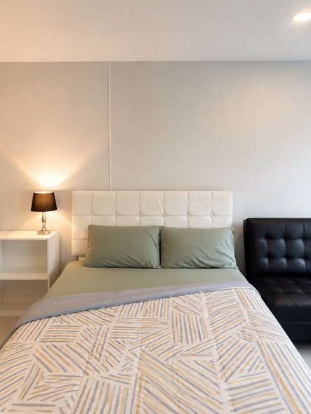 bedroom of บ้านกรุงไทย Baan Krungthai Condotel