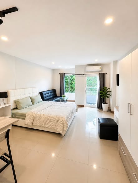 bedroom of บ้านกรุงไทย Baan Krungthai Condotel