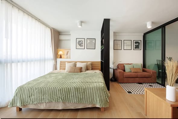 living room and bedroom and room interior of Bangkok Feliz Sukhumvit 69-2