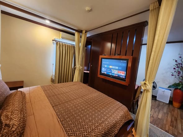 bedroom of กลางกรุงรีสอร์ทคอนโด