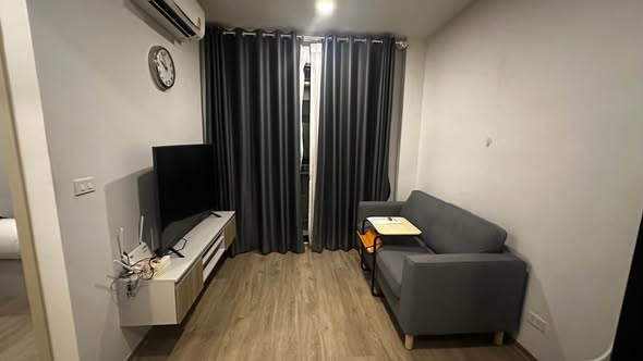bedroom of Brompton Pet Friendly Samrong Station บรอมป์ตัน เพ็ท เฟรนด์ลี่ สำโรง สเตชั่น