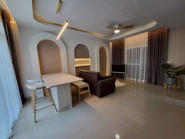 living room and bedroom of Casa City Bangna