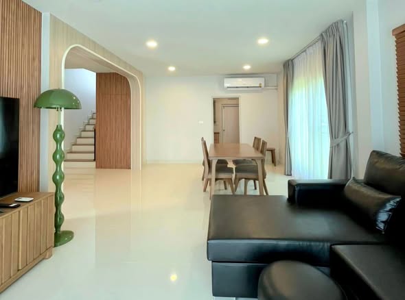 living room and bedroom of Centro Bangna