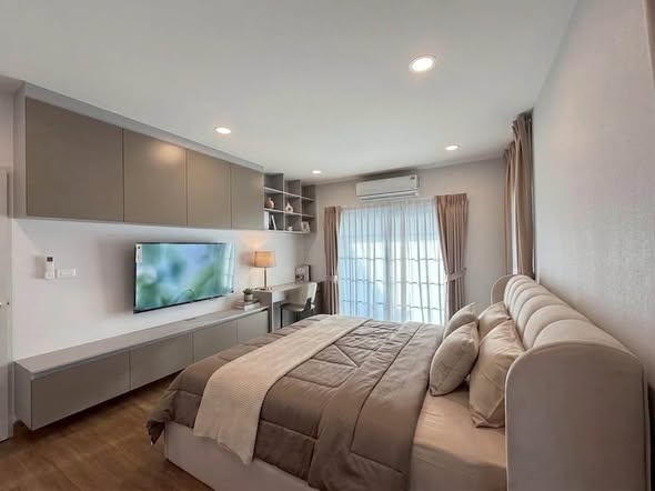 living room and bedroom of Centro Bangna