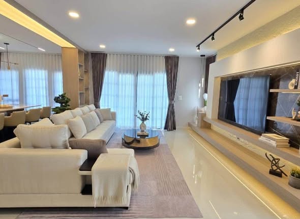 living room and bedroom of Centro Bangna