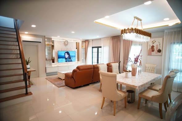 living room and room interior of Centro Bangna