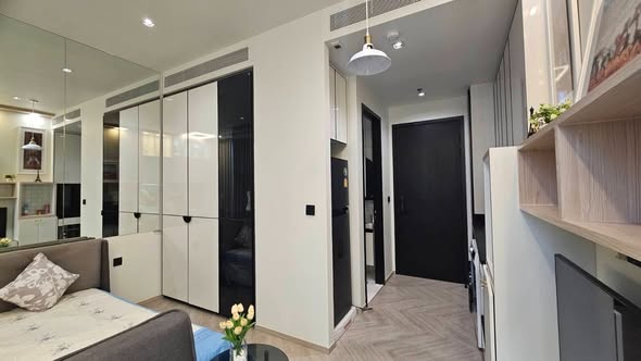 living room and room interior of Chapter Charoennakhon–Riverside