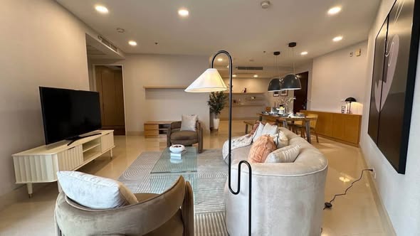 living room of Chatrium Riverside Condominium