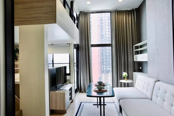 bedroom and living room and room interior of Chewathai Residence Asoke