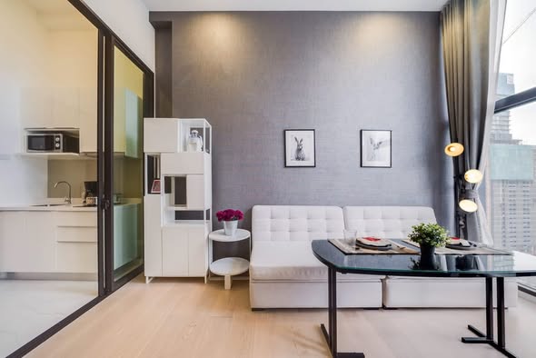 living room of Chewathai Residence Asoke