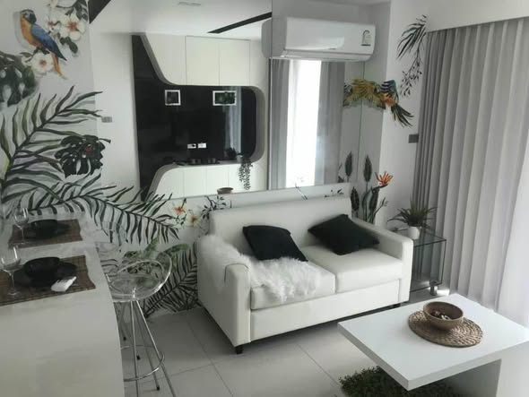 living room and bedroom of City Center Residence