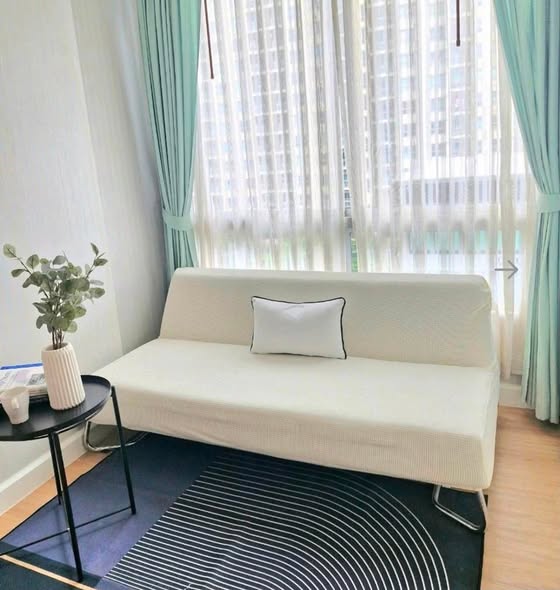 living room and bedroom of @ City Condo Sukhumvit