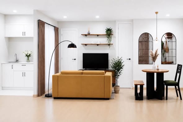 living room of City Home Tha Phra Intersection