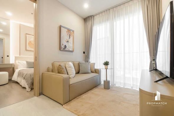 bedroom and living room of Cooper Siam