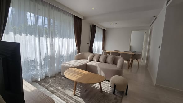 bedroom and living room of CRAFT Ploenchit