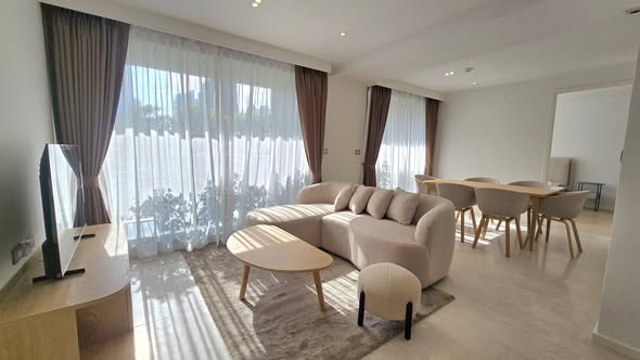 living room and bedroom of CRAFT Ploenchit