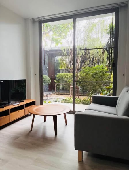 living room and room interior of D-50 private apartment