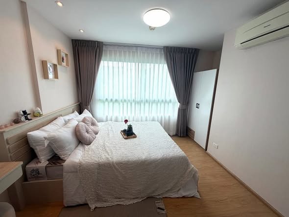 bedroom of D Condo Rattanathibet