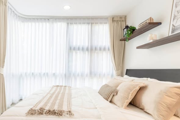 bedroom of D65 Condominium
