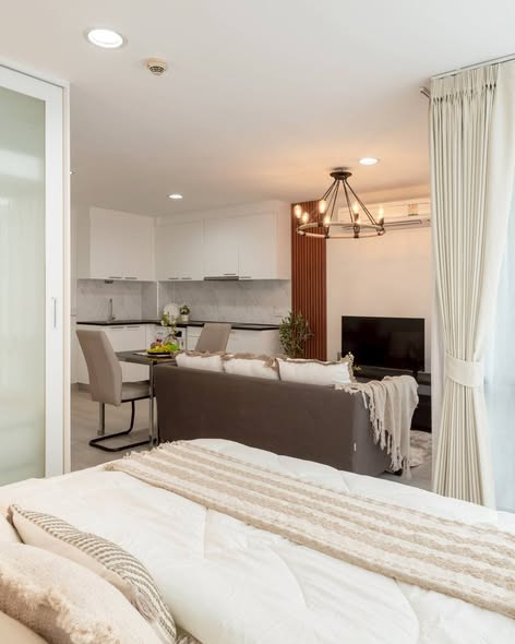 living room and bedroom and room interior of D65 Condominium