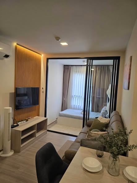 bedroom and room interior of dcondo Reef Phuket