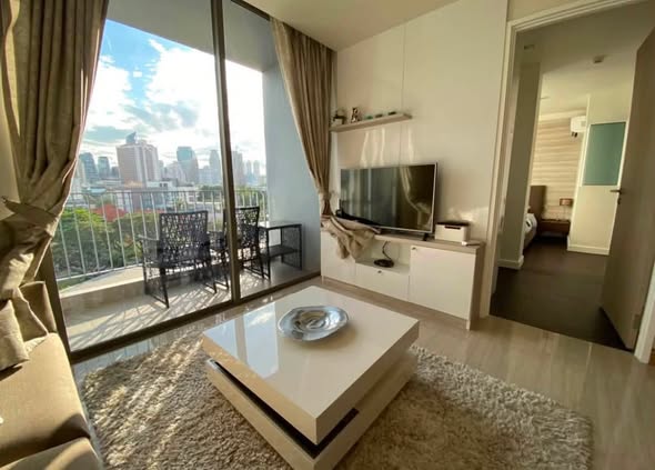 bedroom and living room of Downtown49