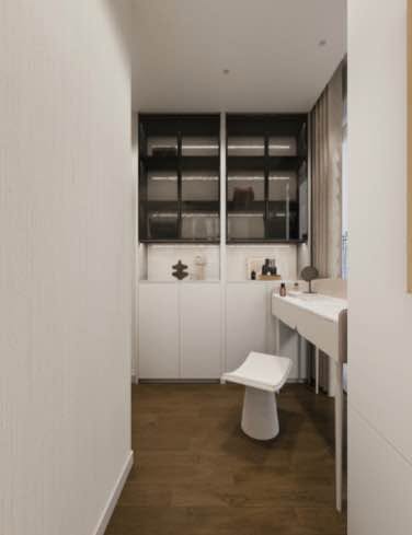 bedroom and bathroom of Dusit Residences