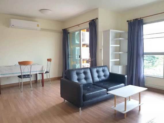 living room and bedroom of ESQUE Condo Sukhumvit 101/1