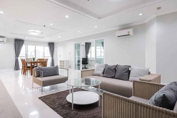 bedroom and living room of Fifty-Fifth Tower
