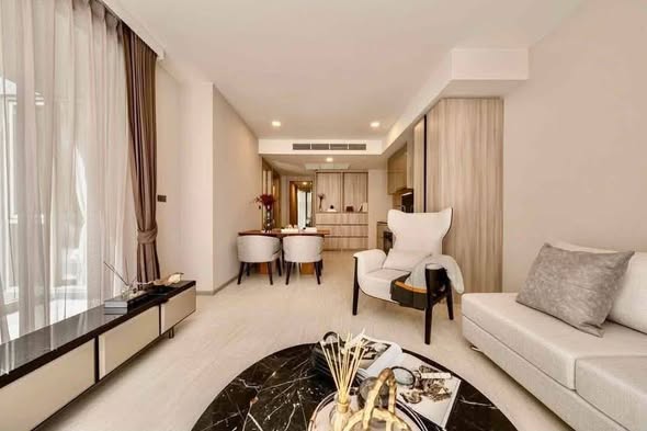 living room and bedroom of Fynn Sukhumvit 31