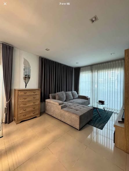 living room and bedroom of Golden Neo 2 Bangkae