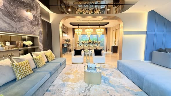 living room of Grand Bangkok Boulevard Sukhumvit – Srinakarin