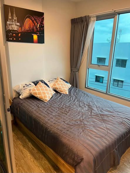 bedroom of Happy Condo Don Mueang The Terminal
