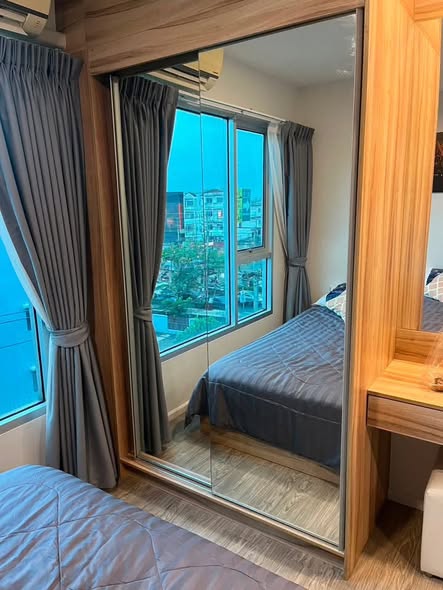 bedroom and room interior of Happy Condo Don Mueang The Terminal