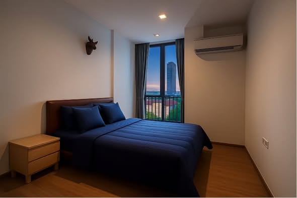 bedroom of Hasu Haus