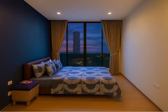 bedroom of Hasu Haus