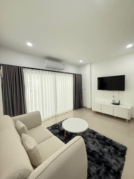 bedroom and living room of House Rental Chalong