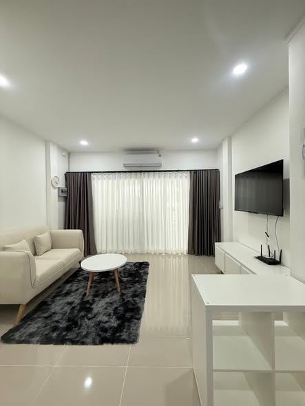 bedroom and living room of House Rental Chalong