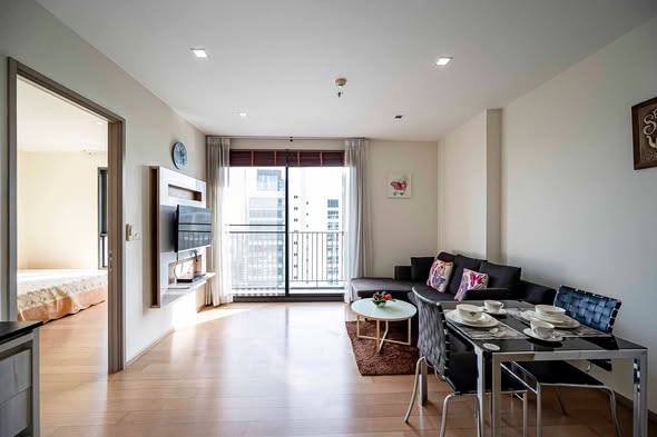 living room and room interior of HQ by Sansiri