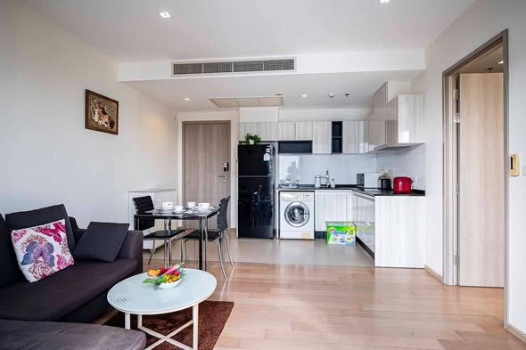 living room and room interior of HQ by Sansiri