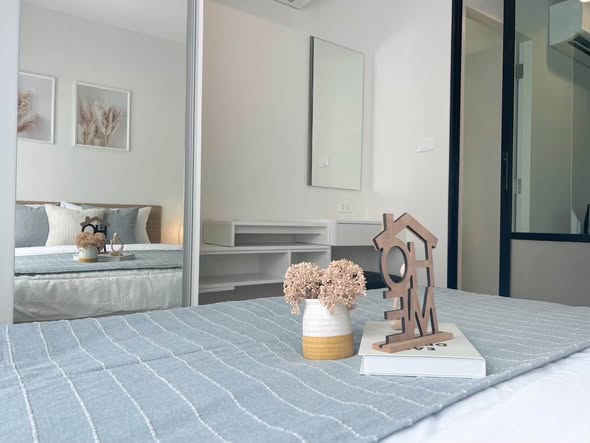 bedroom of iCondo Activ Pattanakarn