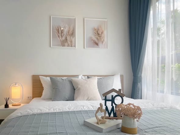 bedroom of iCondo Activ Pattanakarn