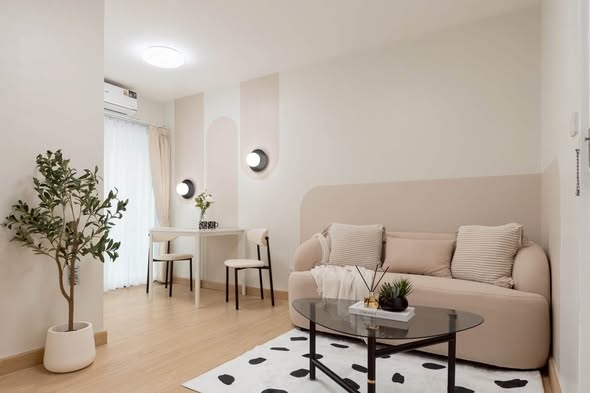 living room of iCondo Ngamwongwan1 ไอคอนโด งามวงศ์วาน1