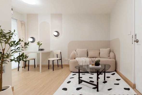 living room of iCondo Ngamwongwan1 ไอคอนโด งามวงศ์วาน1
