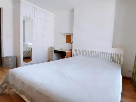 bedroom of Ideo BluCove Sukhumvit