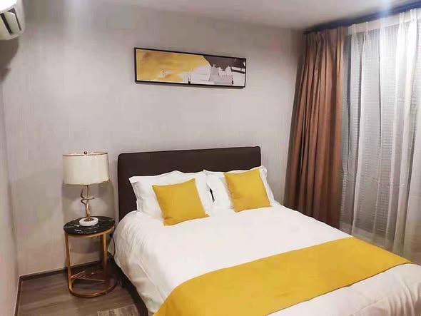 bedroom of Ideo Mobi Sukhumvit 40