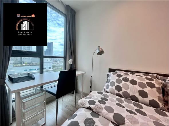 bedroom of Ideo Mobi Sukhumvit 81